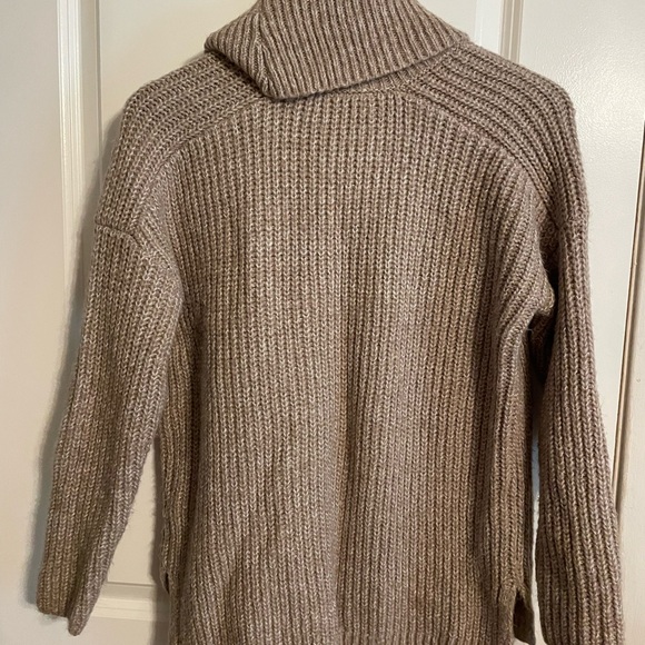 Tan Cowl Neck Sweater - Picture 5 of 6